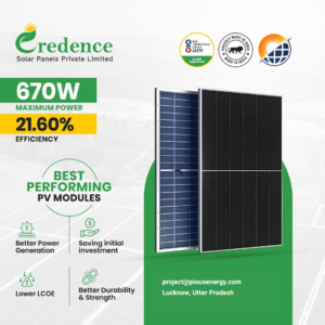 Best Solar Panels In India 670Wp Mono Half Cut Solar Panels with newpious symergies